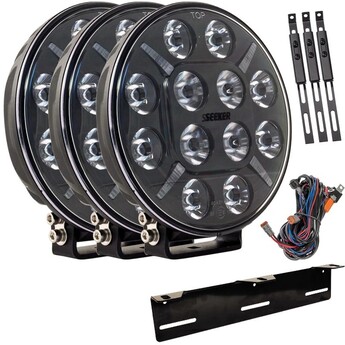 3-PACK SEEKER PLUS 12X 60W LED extraljus paket