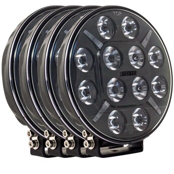 4-PACK SEEKER 12X 60W LED extraljus paket
