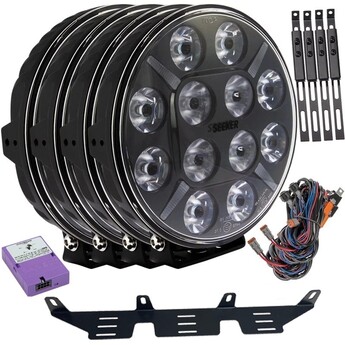 4-PACK SEEKER 12X 120W LED extraljus paket till Canbus