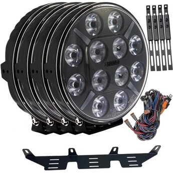 4-PACK SEEKER 12X 120W LED extraljus kit