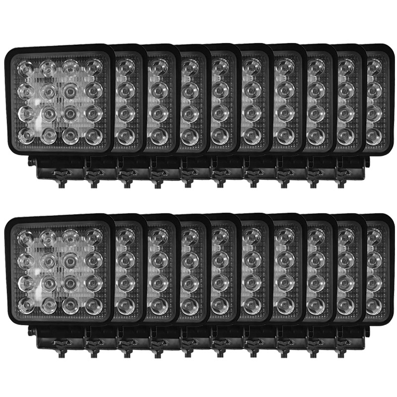 20-PACK LED arbetsbelysning SCANDIQ ECO 48W XL