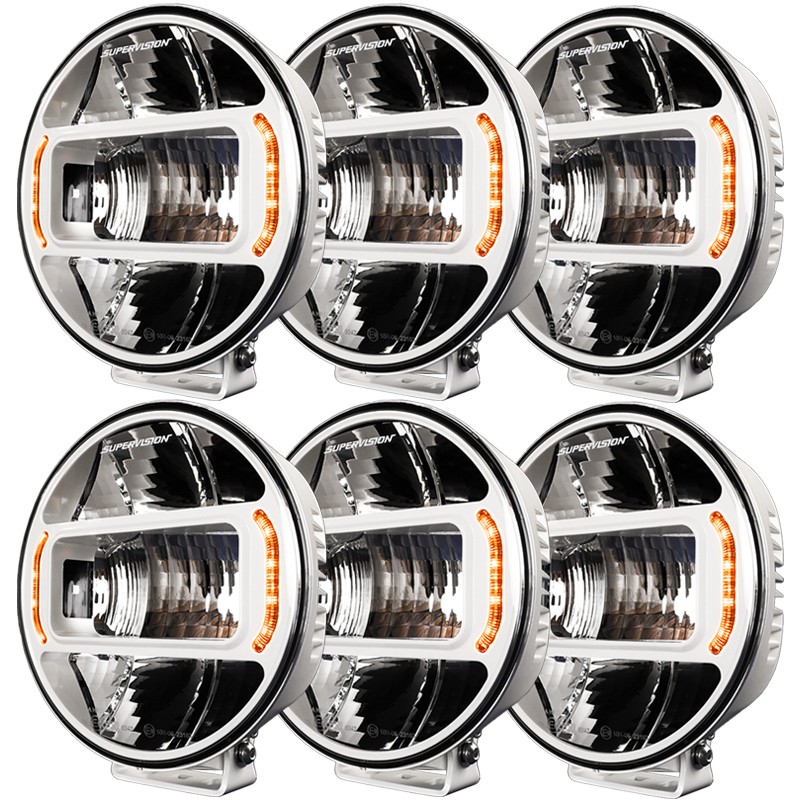 6-PACK SUPERVISION REVOLUTION WHITE 9" PRO