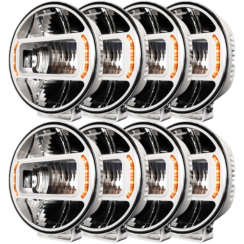 8-PACK SUPERVISION REVOLUTION WHITE 9" PRO