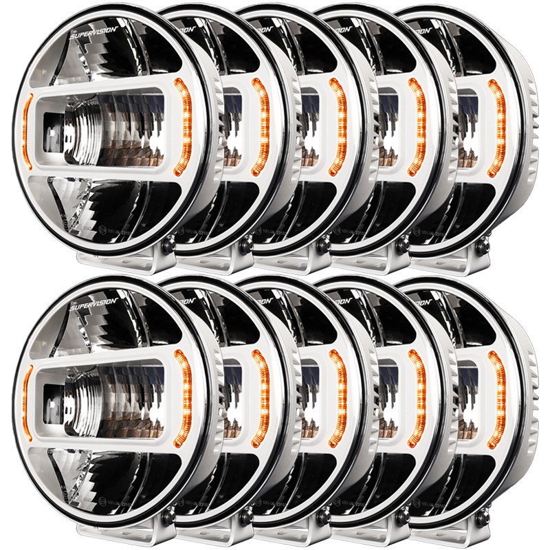 10-PACK SUPERVISION REVOLUTION WHITE 9" PRO