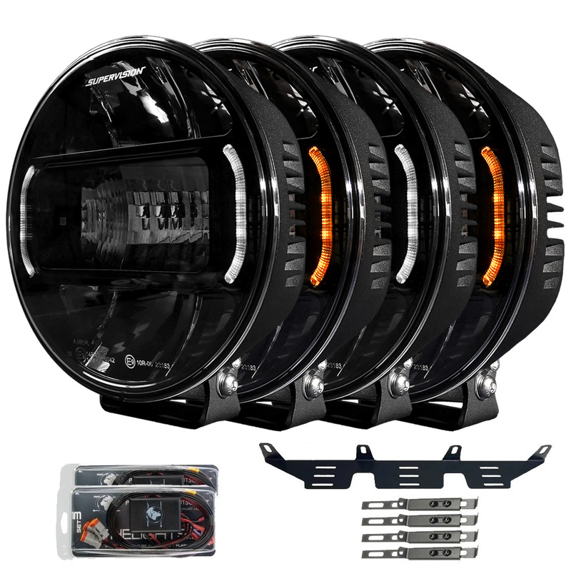 4-PACK SUPERVISION REVOLUTION 9 PRO X EXTRALJUSPAKET