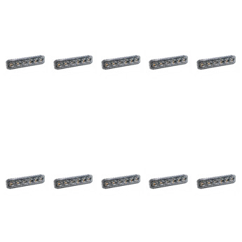 10-PACK SCANDIQ 6LED FLEX, GUL