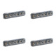 4-PACK SCANDIQ 12LED FLEX, DUAL COLOR