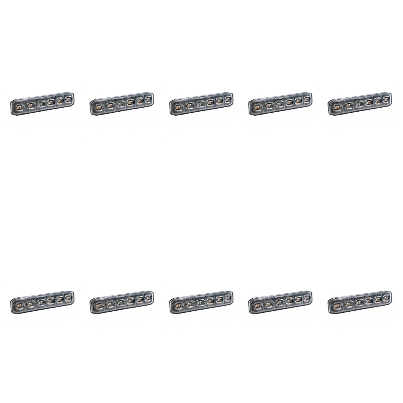 10-PACK SCANDIQ 12LED FLEX, DUAL COLOR