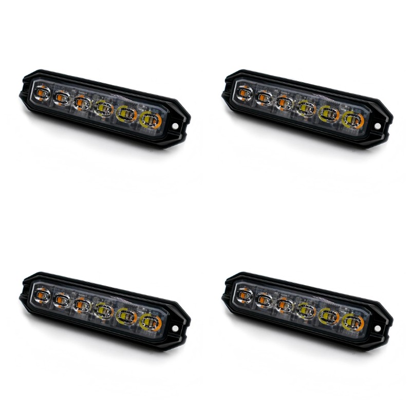4-PACK SCANDIQ 12LED, DUAL COLOR