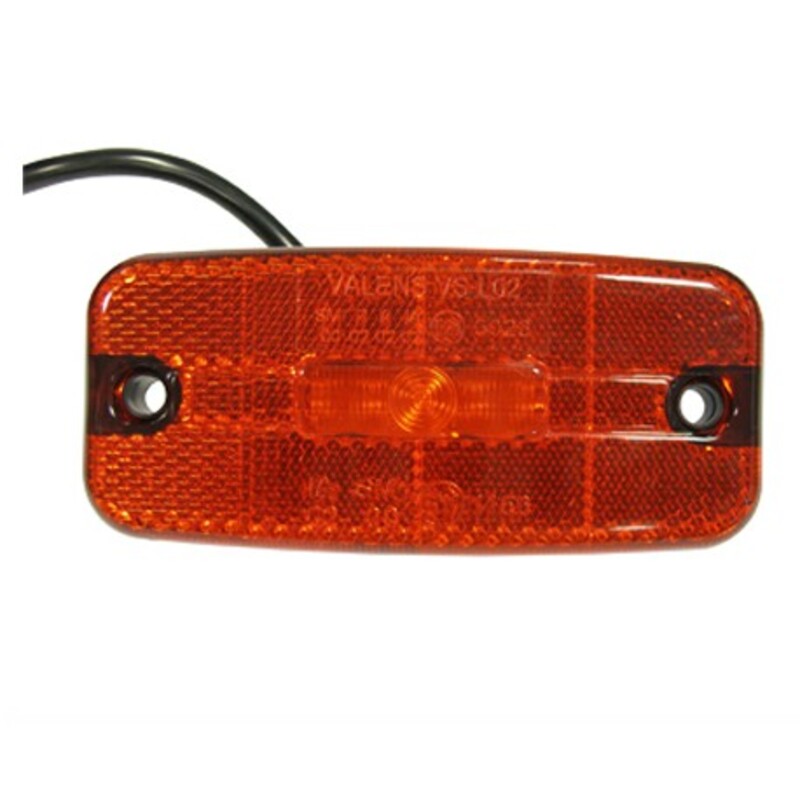 LED-markörljus 5LED med reflex, Positionsljus, Röd