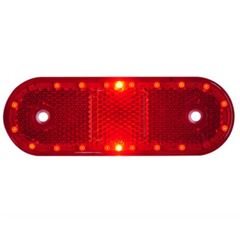 LED-markörljus med reflex CL, Positionsljus, Röd
