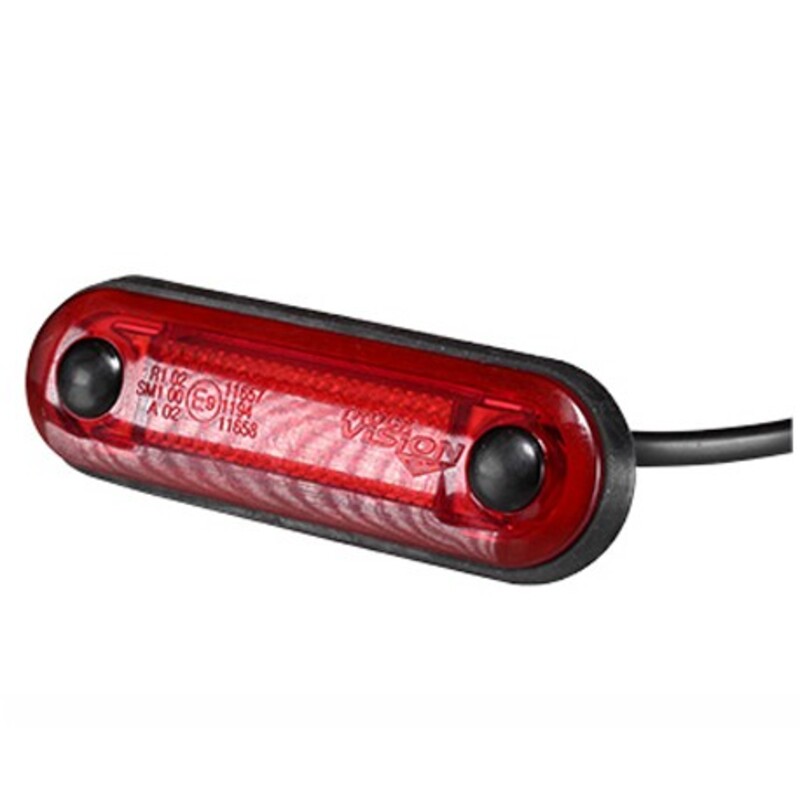 LED-markörljus Supervision TRV 3LED, Positionsljus, Röd