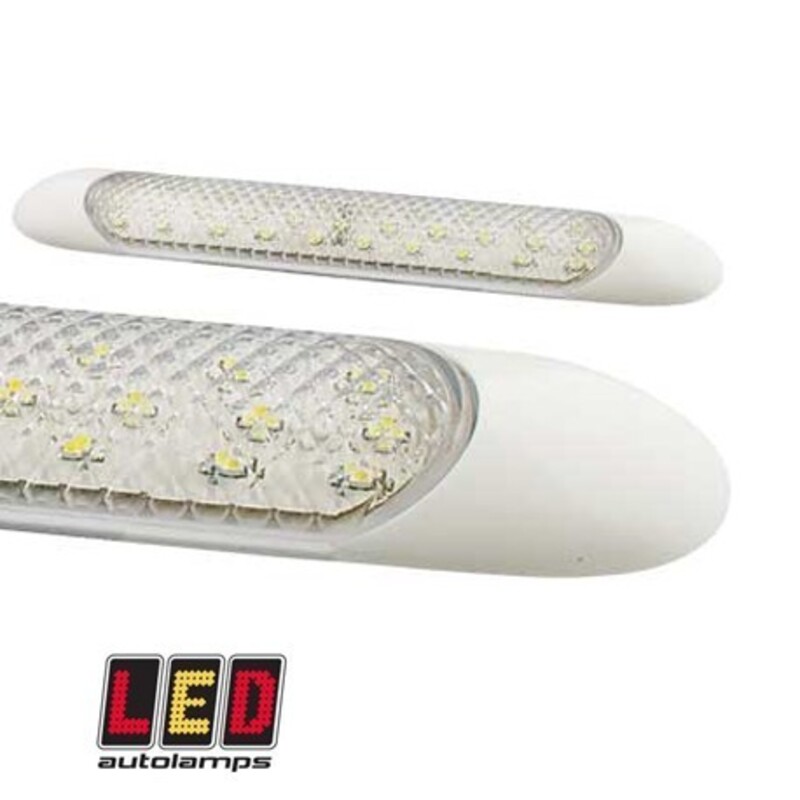 LED interiörbelysning Clear Lense M, Låg profil