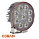 LED arbetsbelysning 54W, Osram, rund, grå