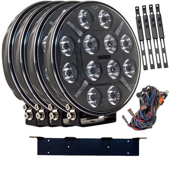 4-PACK SEEKER PLUS 12X 60W + Extraljuskit