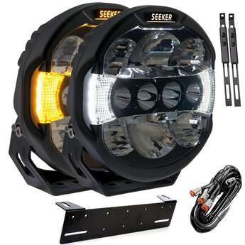 2-PACK SEEKER QUANTUM LED Extraljuspaket 9" tum 120W